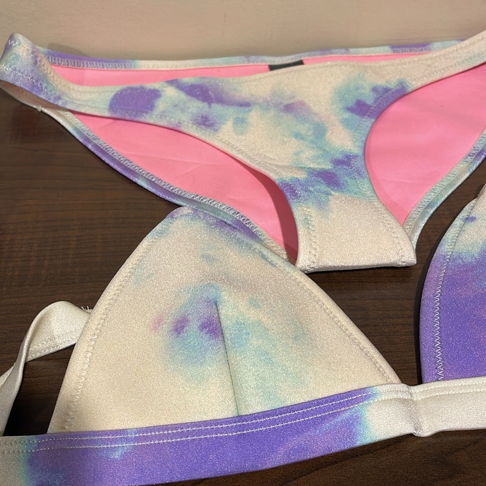 Triangl neoprene bikini set with bag - Picture 4 of 7